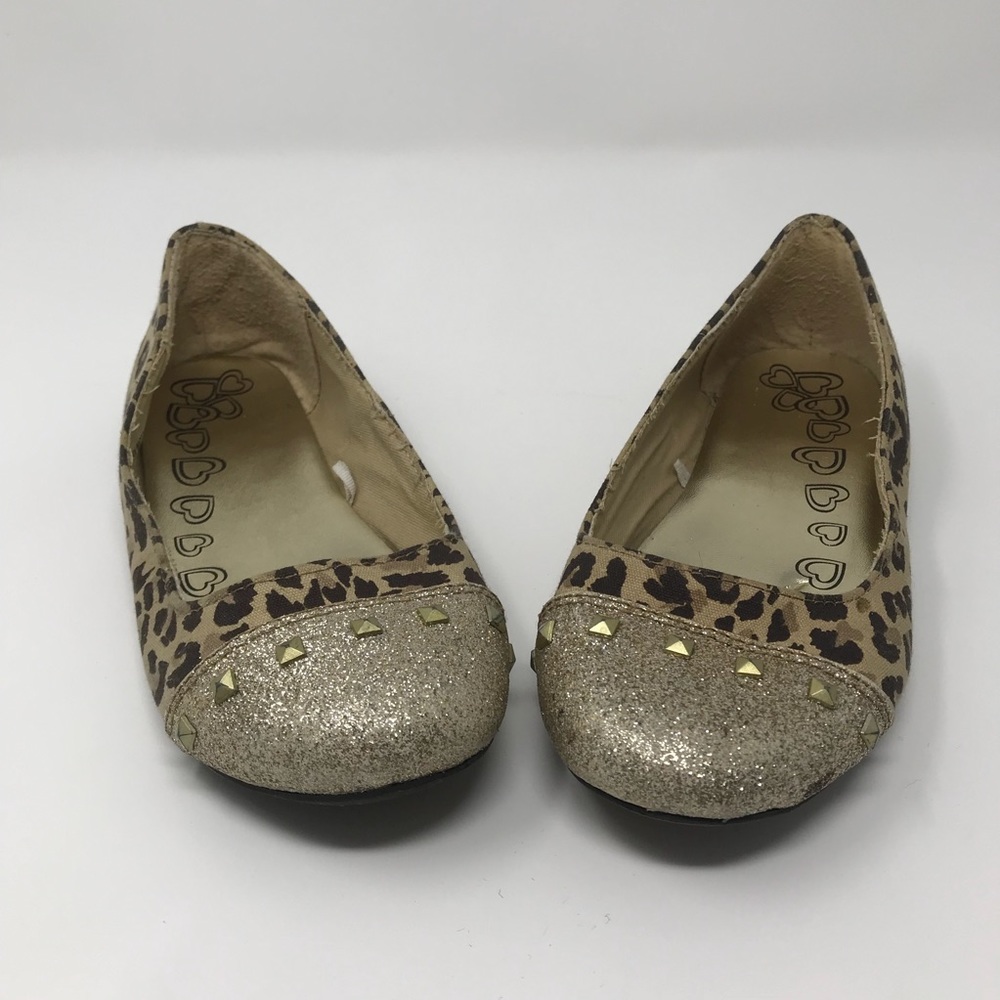 Children Place Leopard Flat Shoes